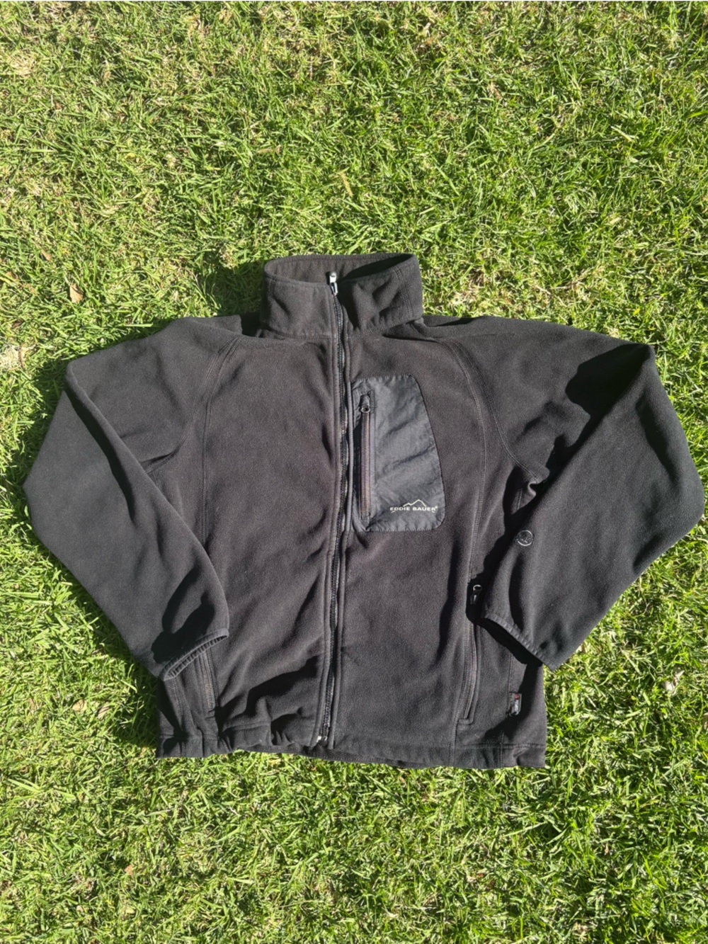Eddie Bauer Black Men's Fleece Jacket